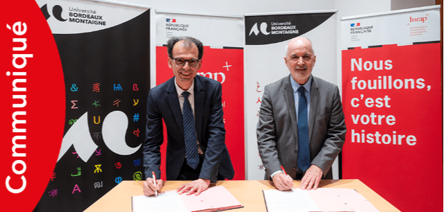 Université Bordeaux Montaigne et Inrap : une alliance entre archéologie préventive et recherche